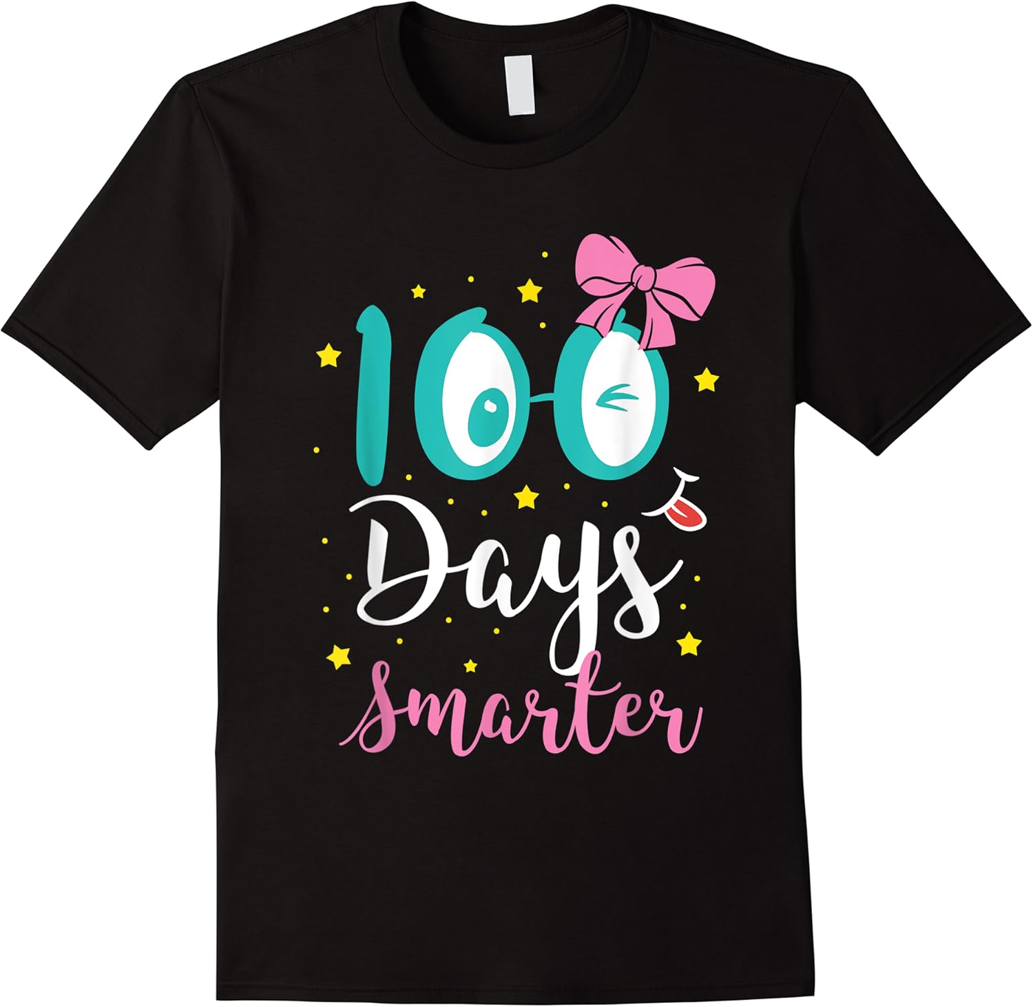100 days smarter funny kids school girls t shirt skuid 344778 item.jpg
