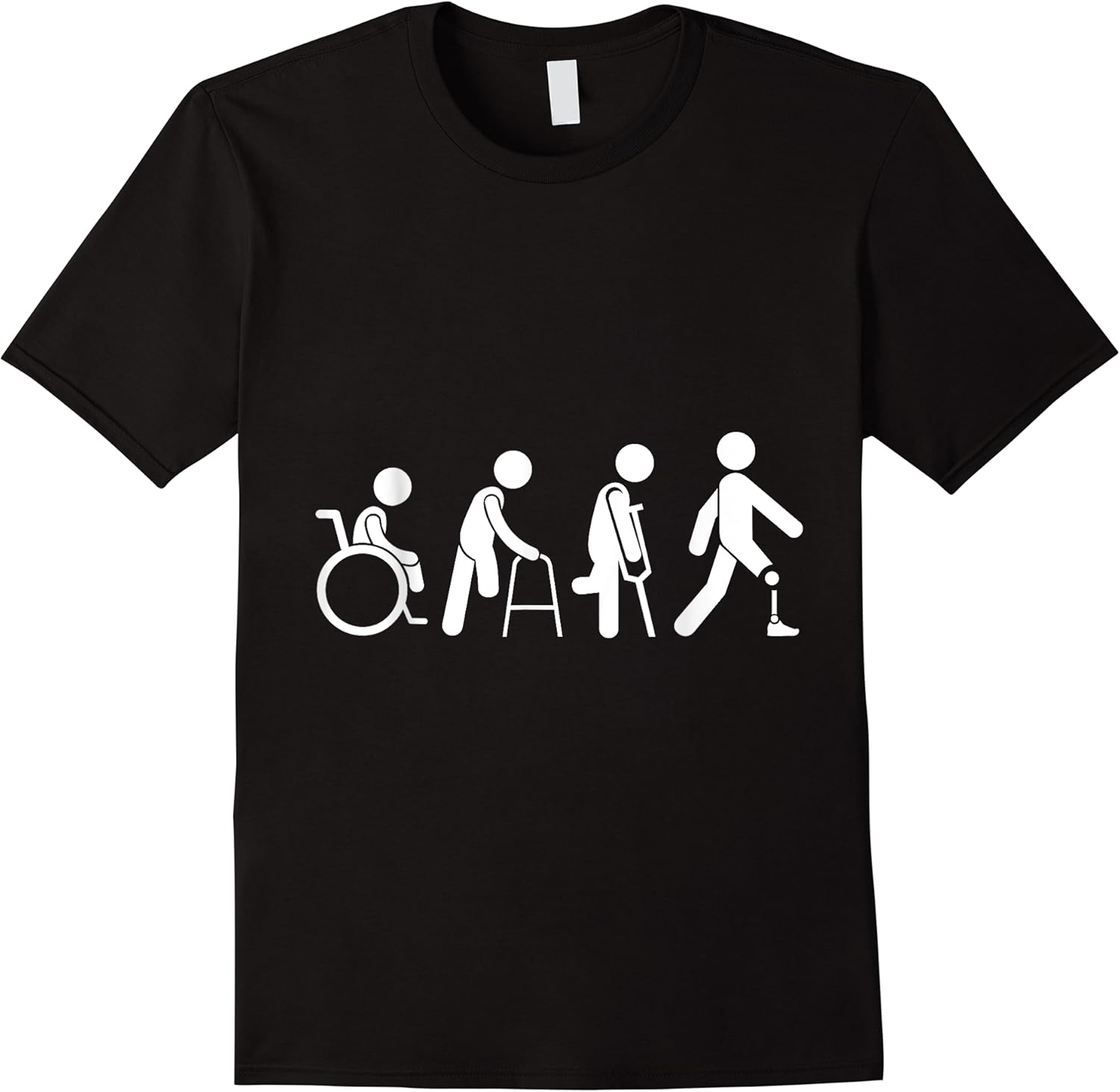 amputee evolution t shirt for men  women skuid 428010 item