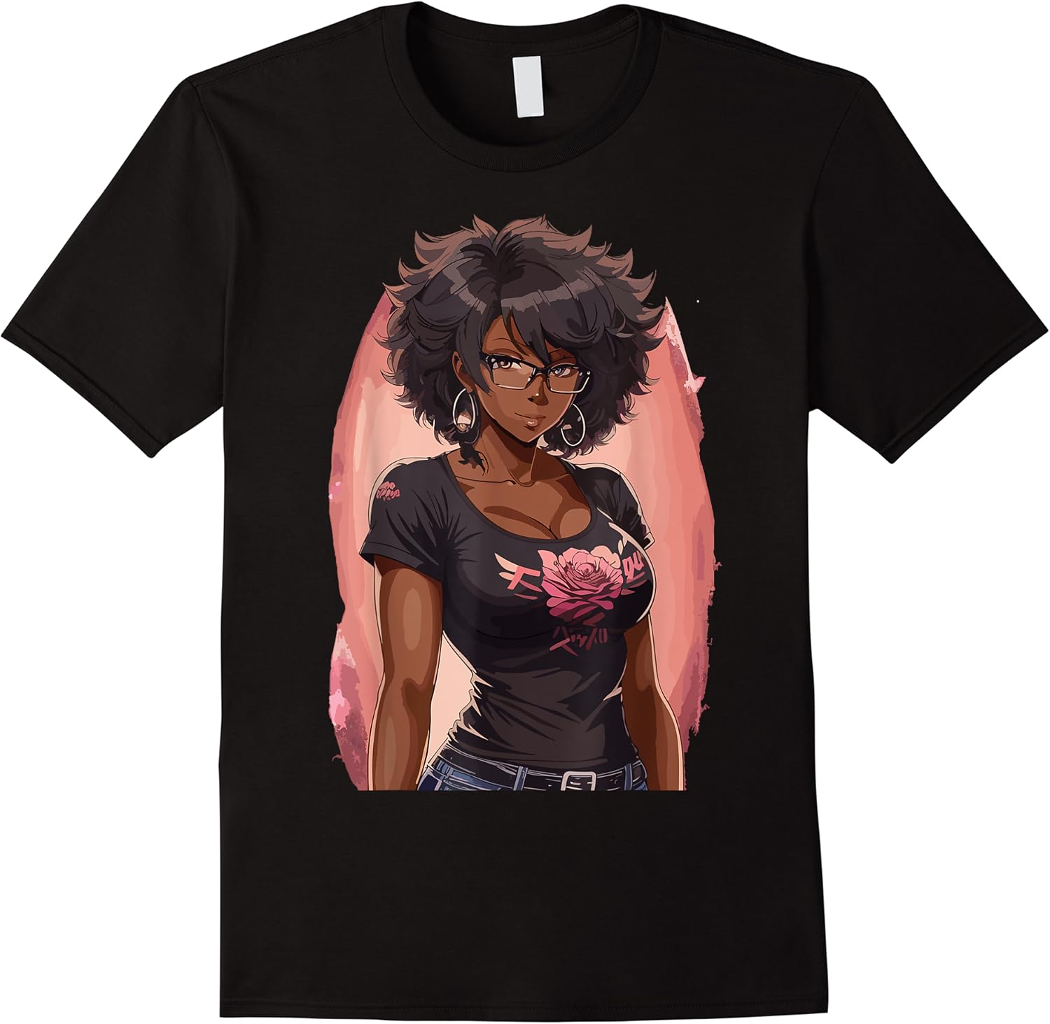 black anime girl kawaii waifu aesthetic japanese woman t shirt skuid 394998 item.jpg