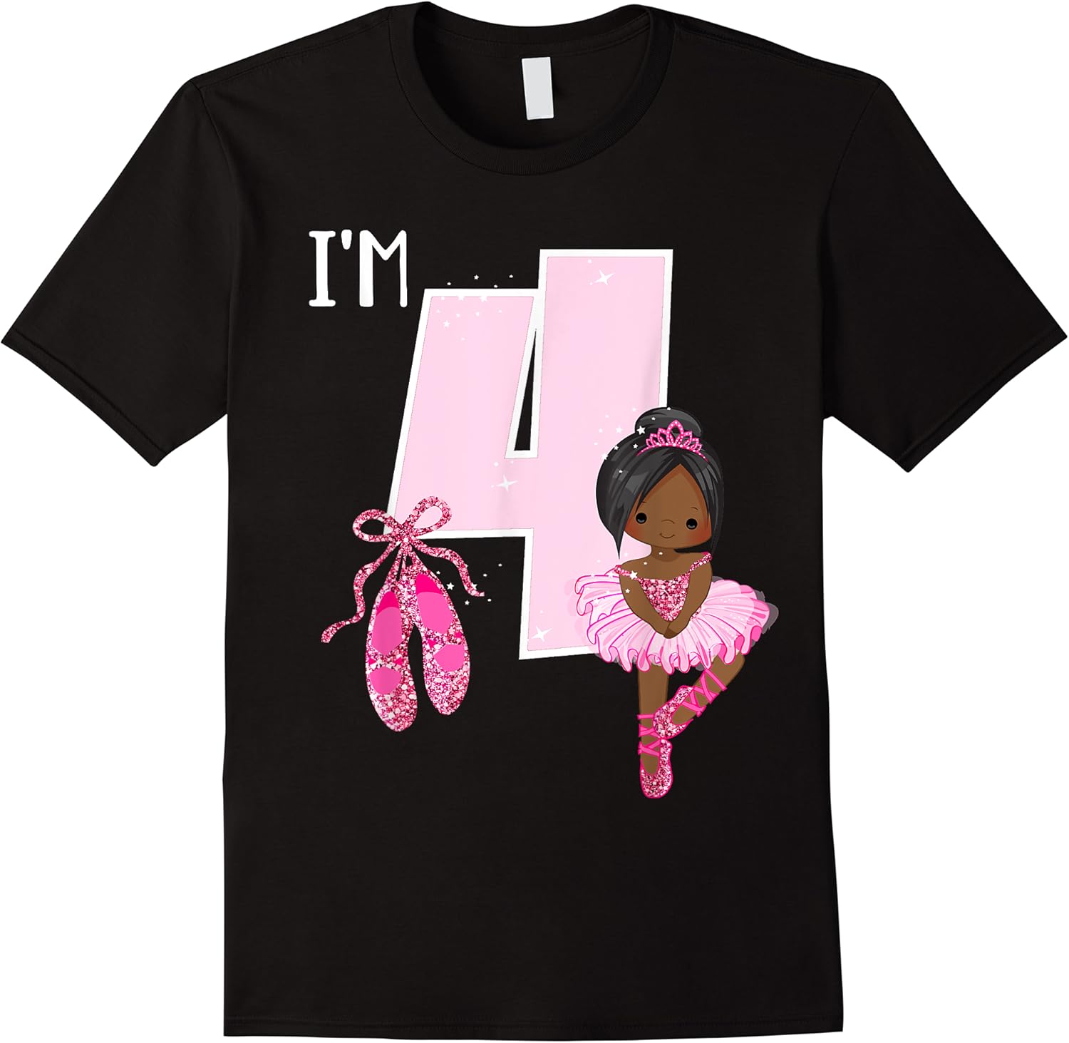 black girls 4 year old ballerina 4th birthday ballet dancer t shirt skuid 390056 item.jpg
