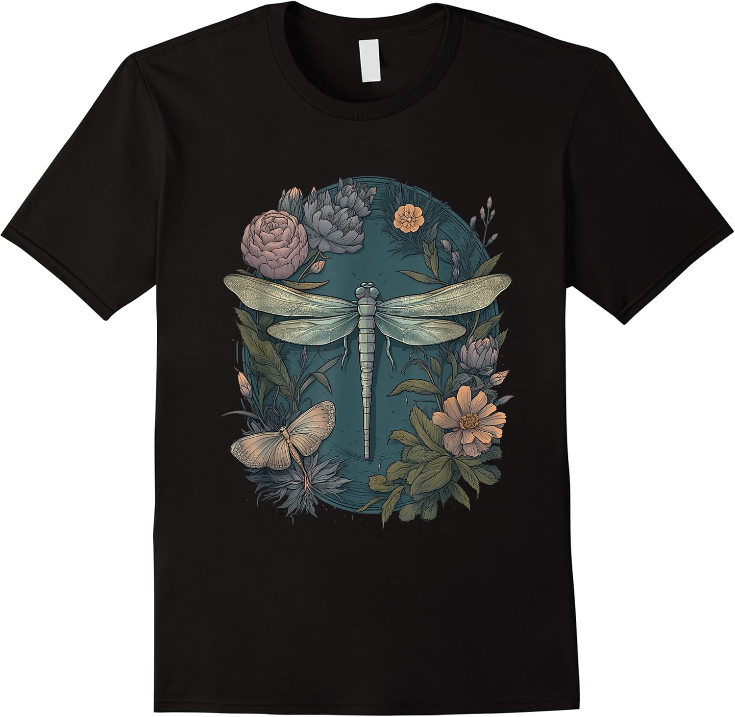 cute cottagecore floral dragonfly women girls graphic t shirt skuid 416205 item.jpg