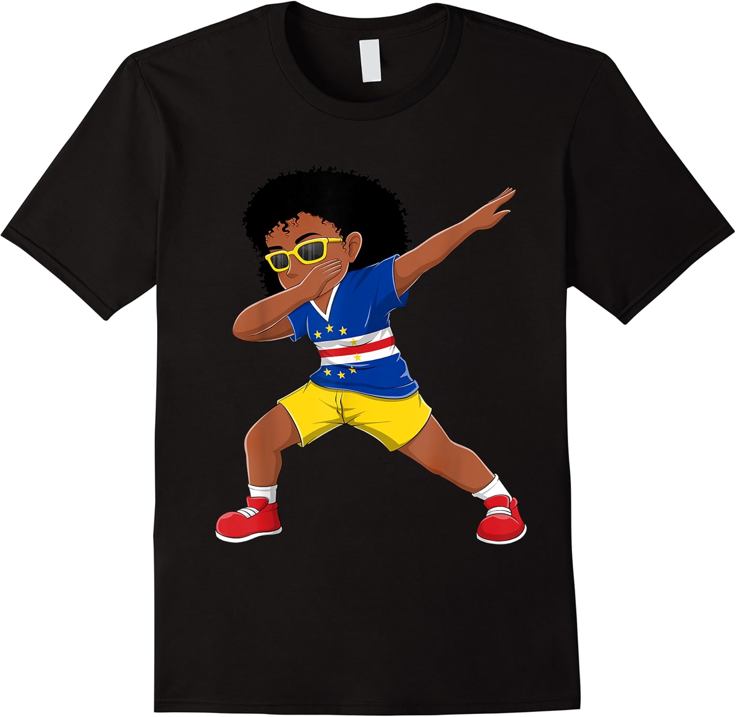 dabbing girl cape verdean cabo verde flag kids dab dance t shirt skuid 321564 item.jpg