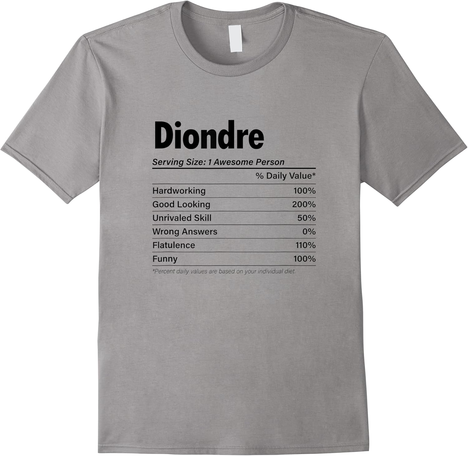 diondre nutrition facts  funny name definition   graphic t shirt skuid 154812 item.jpg