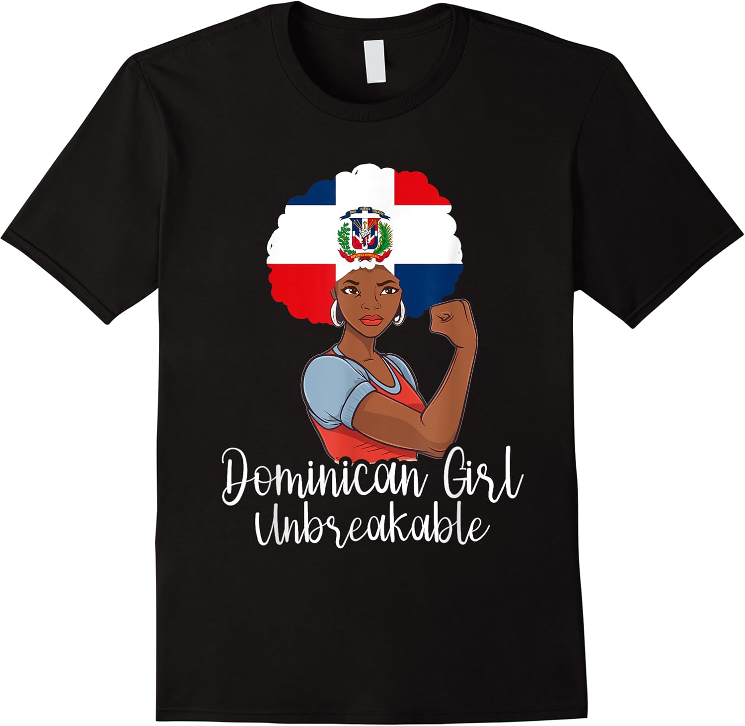 dominican girl unbreakable dominican republic roots heritage t shirt skuid 406975 item.jpg