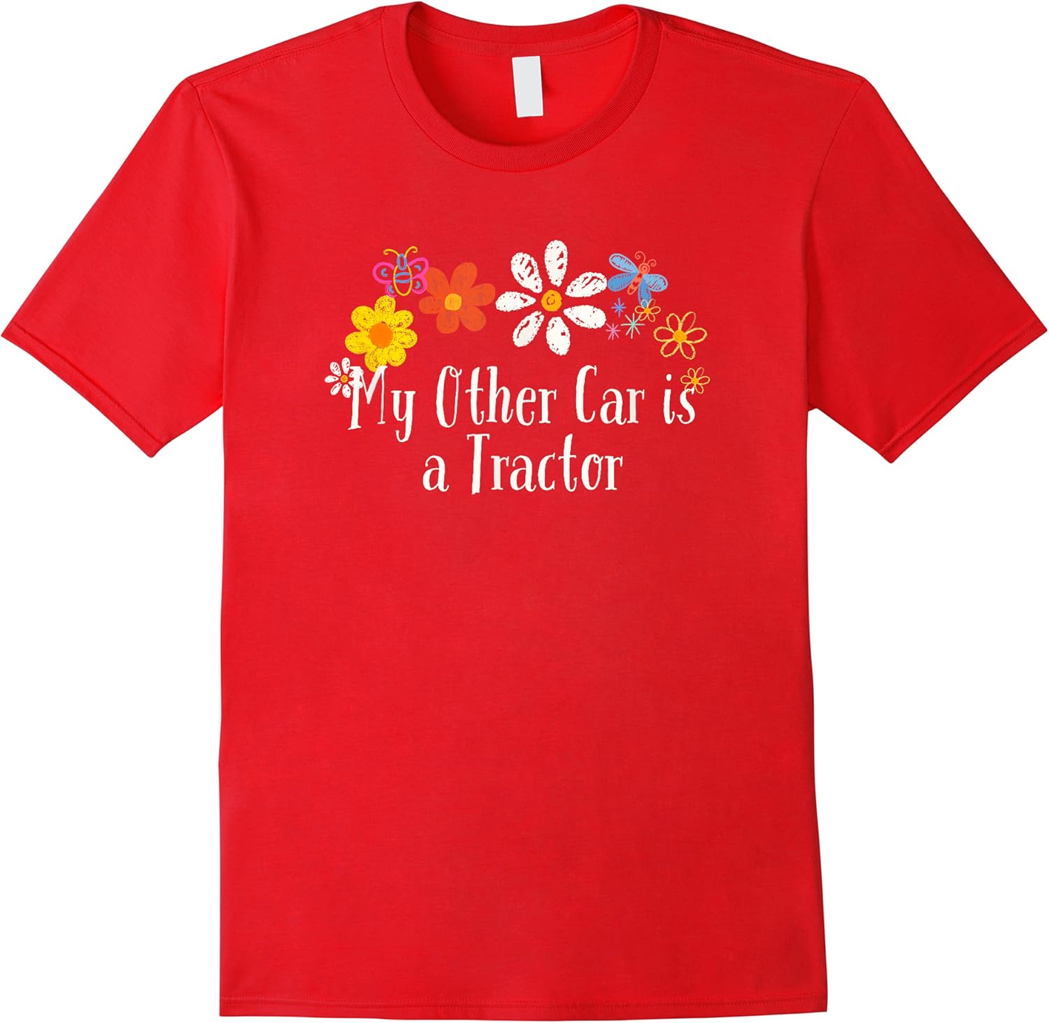 flowers drawing my other car is a tractor funny 2025 saying t shirt skuid 171954 item.jpg