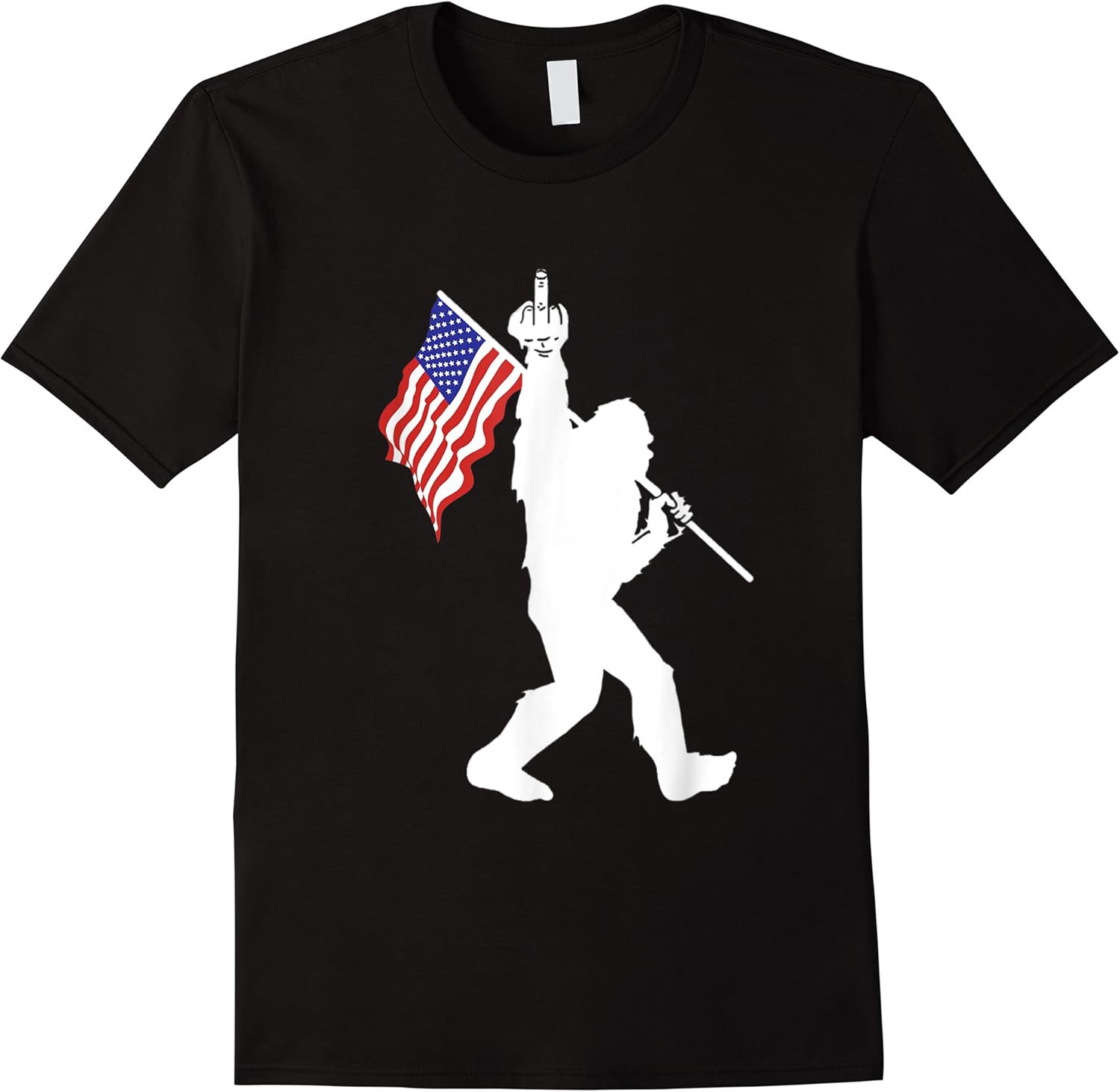 funny bigfoot middle finger usa flag sasquatch believers t shirt skuid 137787 item.jpg