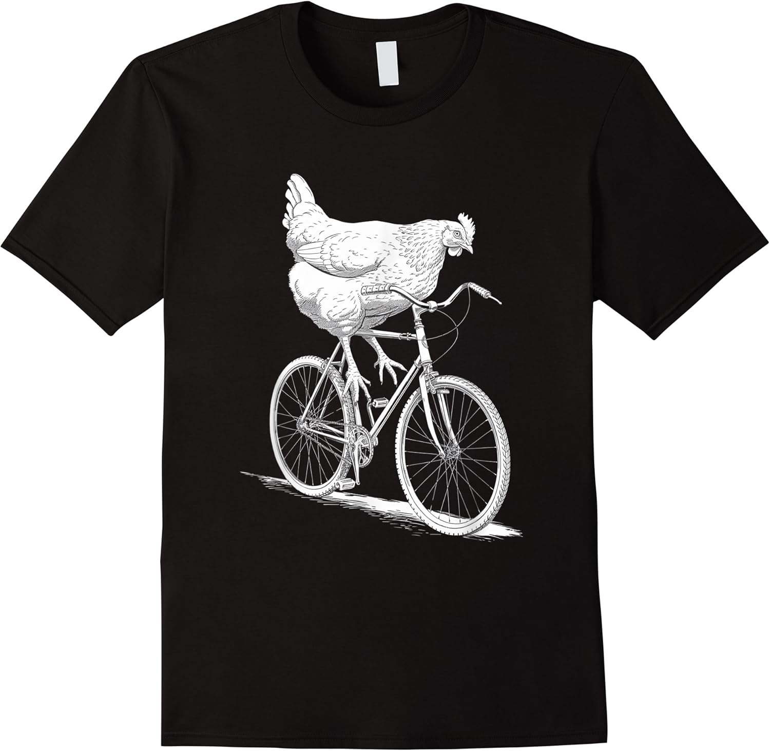 funny chicken in a bicycle joke rooster farmer hen women men t shirt skuid 157451 item.jpg
