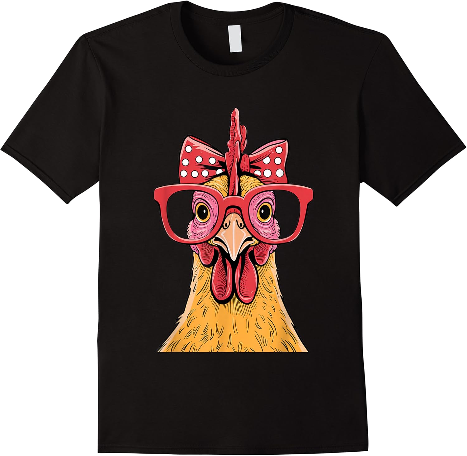 funny chicken lady rooster hen wearing bandana women men t shirt skuid 172296 item.jpg