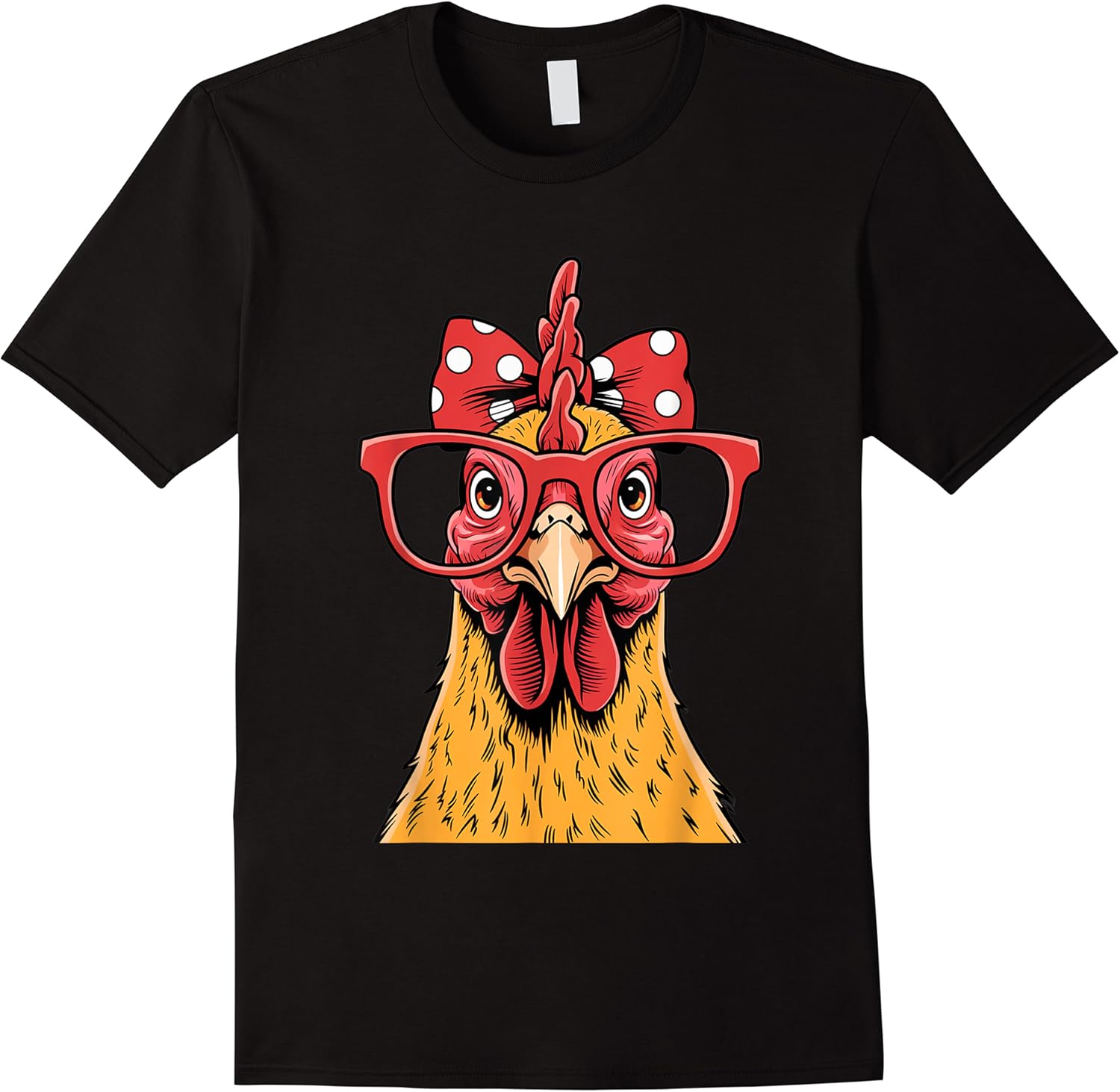 funny chicken lady rooster hen wearing bandana women men t shirt skuid 172548 item.jpg