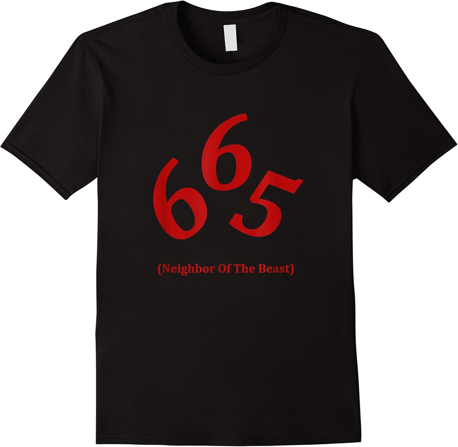 funny novelty 665 neighbor of the beast t shirt for men skuid 157100 item.jpg