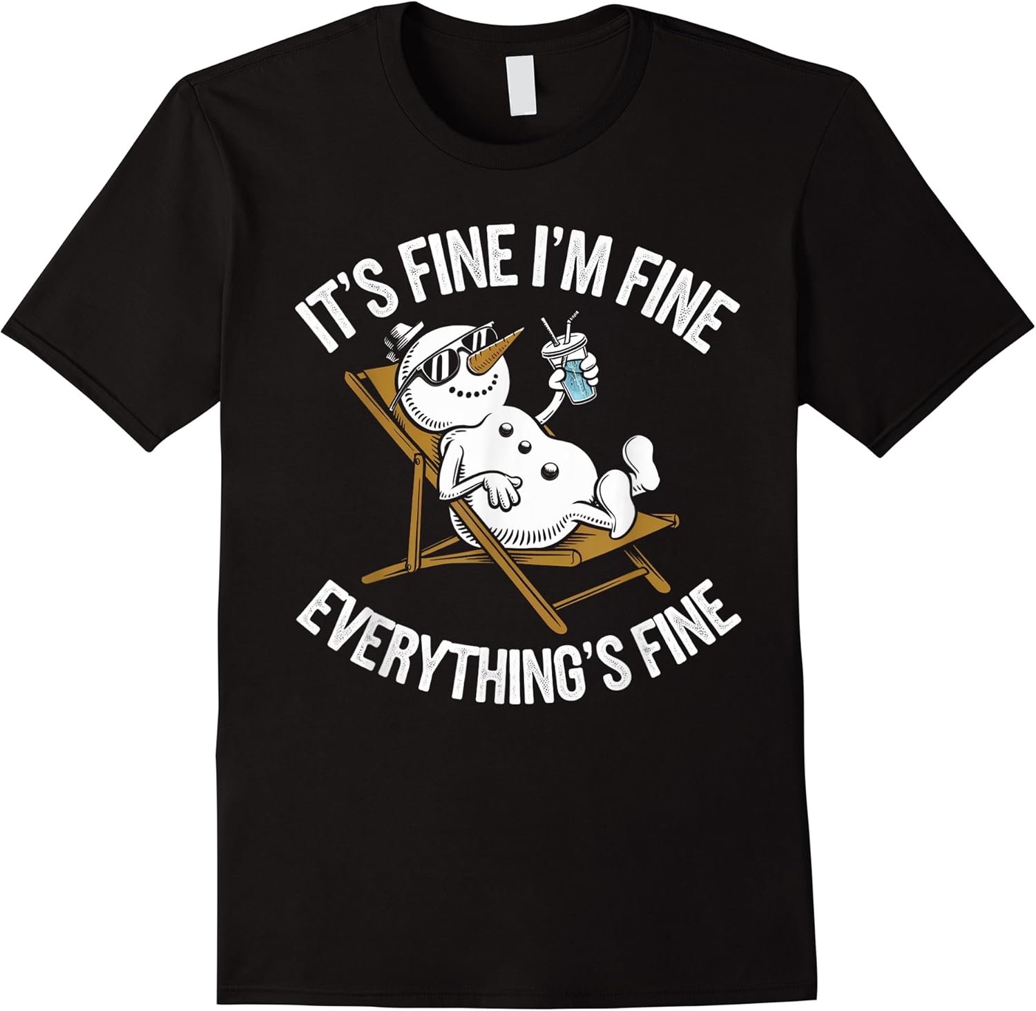 funny saying its fine meme snowman beach joke women men t shirt skuid 146263 item.jpg