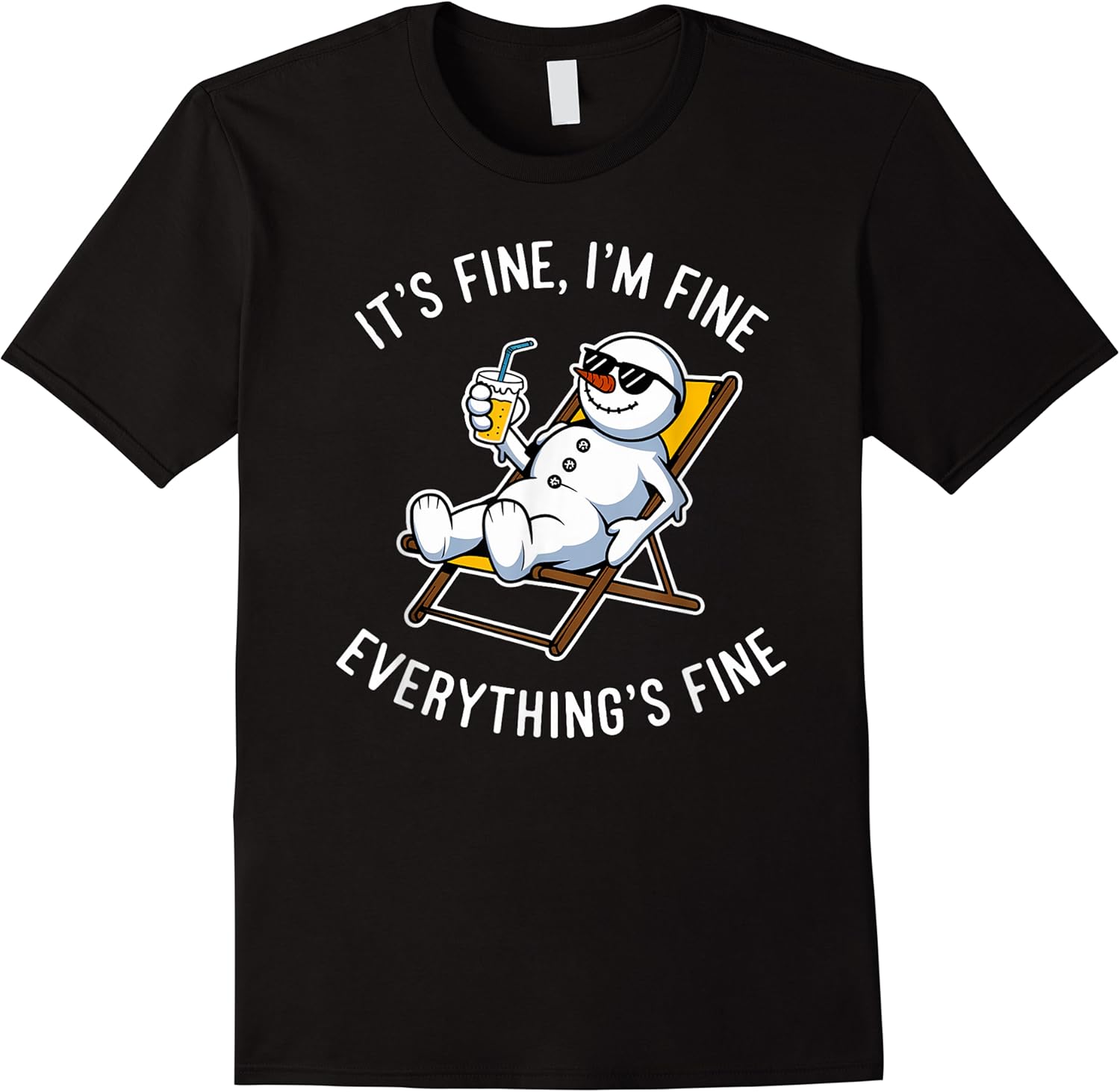 funny saying its fine meme snowman beach joke women men t shirt skuid 164772 item.jpg
