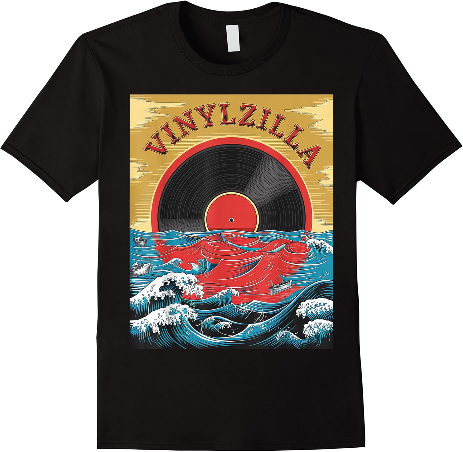 funny vintage vinylzilla vinyl record sun japanese art dj t shirt skuid 172354 item.jpg
