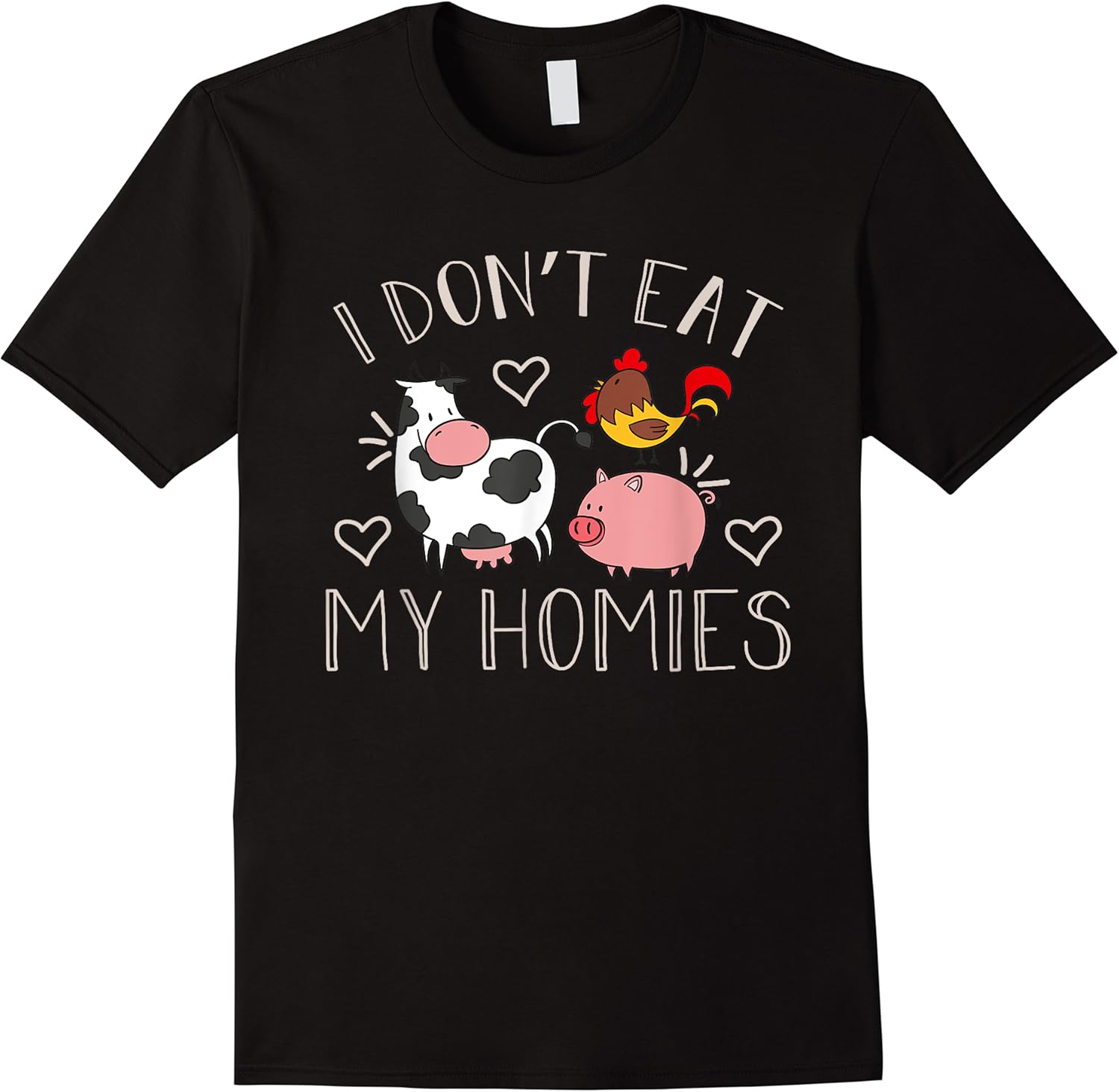 i dont eat my homies   funny vegan and vegetarian t shirt skuid 160456 item.jpg