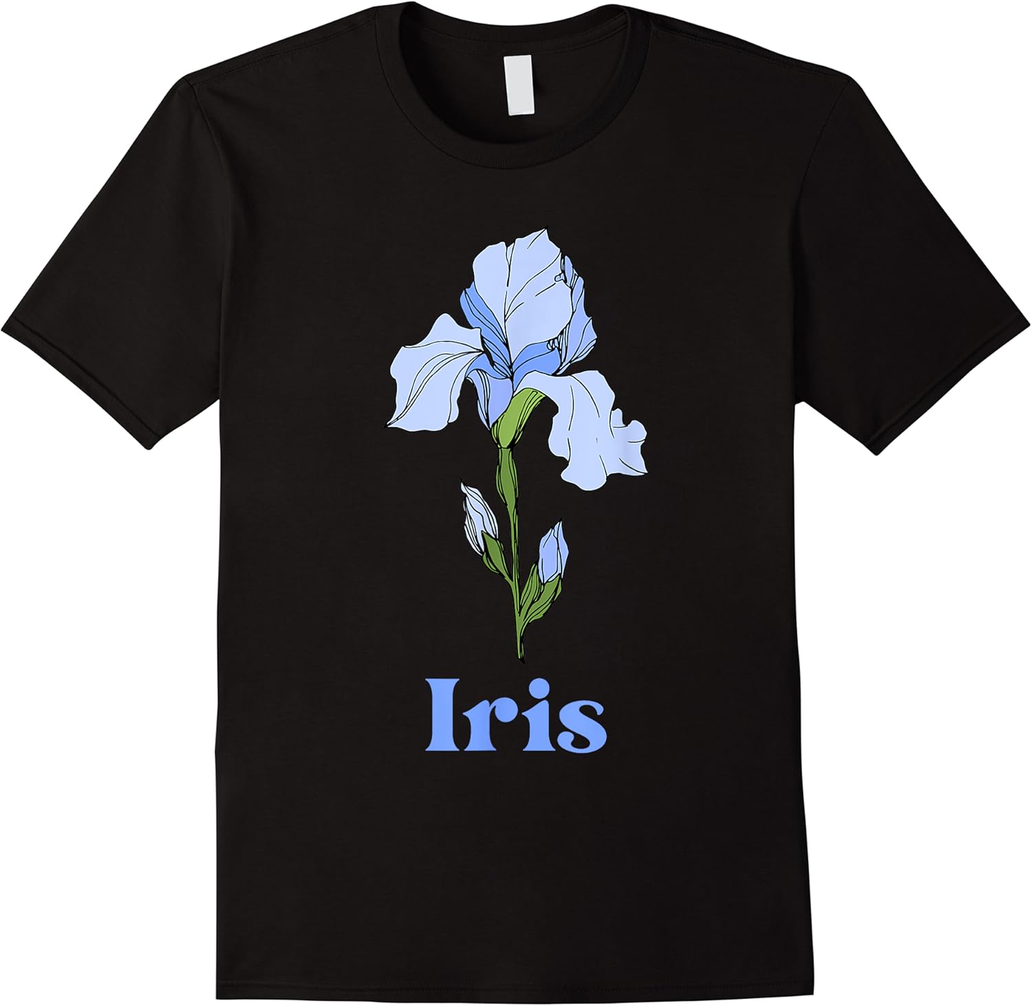 iris flower womens or girls classic floral t shirt skuid 349006 item.jpg