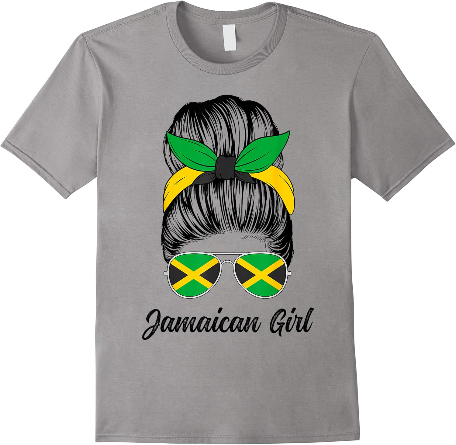 jamaican girl messy bun cute jamaican flag pride women girls t shirt skuid 405598 item.jpg