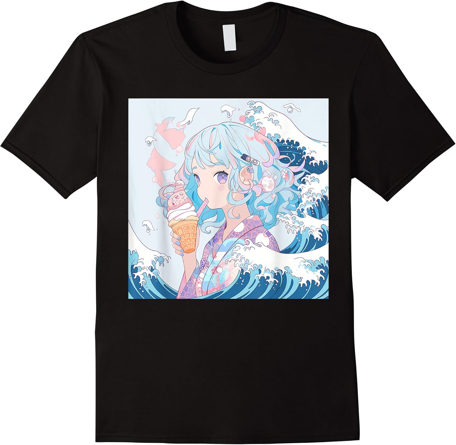 japan anime girl eating ice cream kanagawa wave t shirt skuid 252779 item.jpg