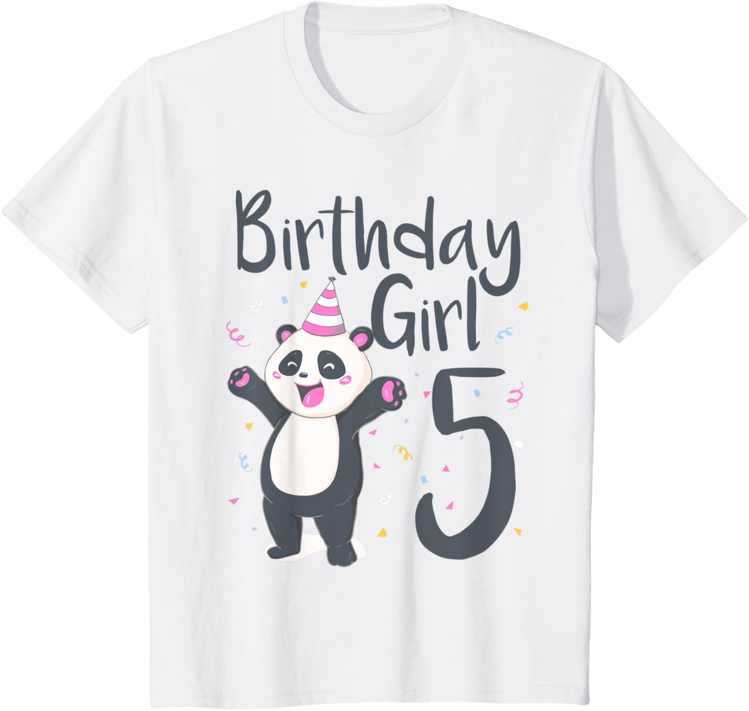 kids 5 year old panda birthday girl cute girls 5th party gift t shirt skuid 426858 item.jpg