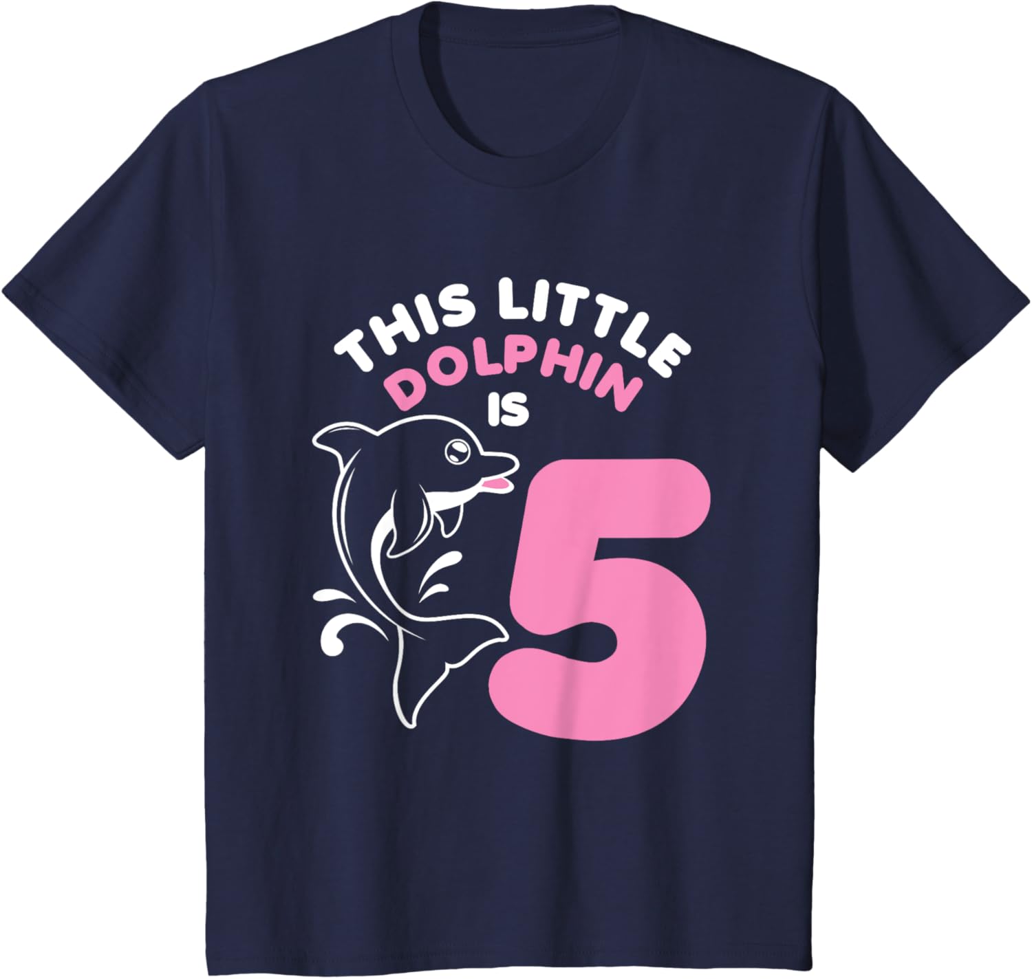 kids 5th birthday girls dolphin t shirt cute 5 year old skuid 311782 item.jpg