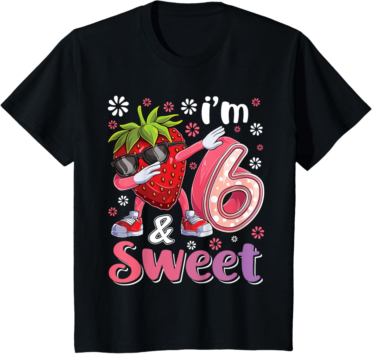 kids 6 year old strawberry birthday girl sweet fruit 6th b day t shirt skuid 423150 item.jpg