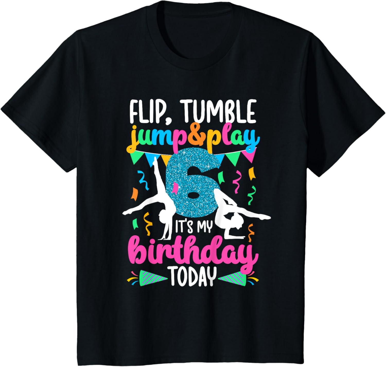 kids 6th birthday gymnastics girl six year old gymnast t shirt skuid 378521 item.jpg