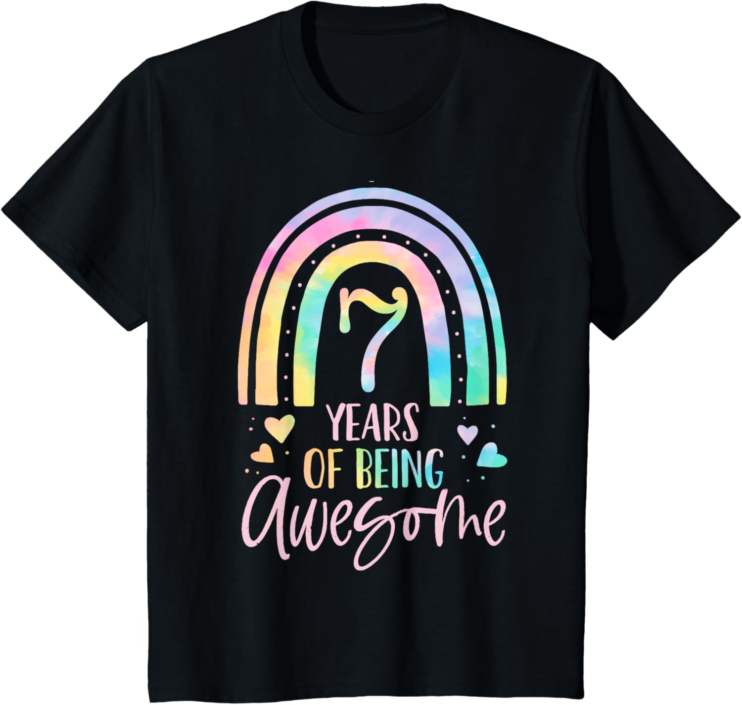 kids 7 years of being awesome rainbow tie dye 7th birthday girl t shirt skuid 335333 item.jpg