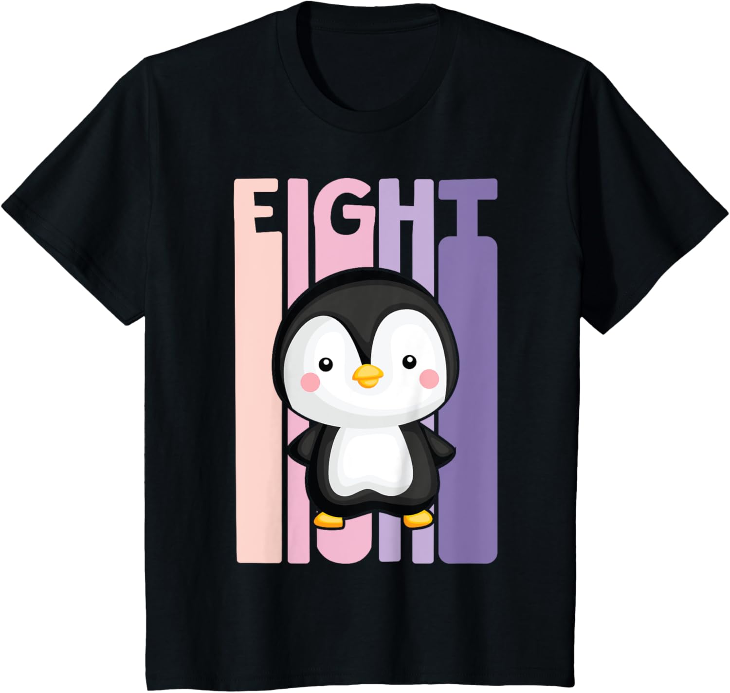 kids 8 year old cute penguin birthday girl 8th b day t shirt skuid 342465 item.jpg