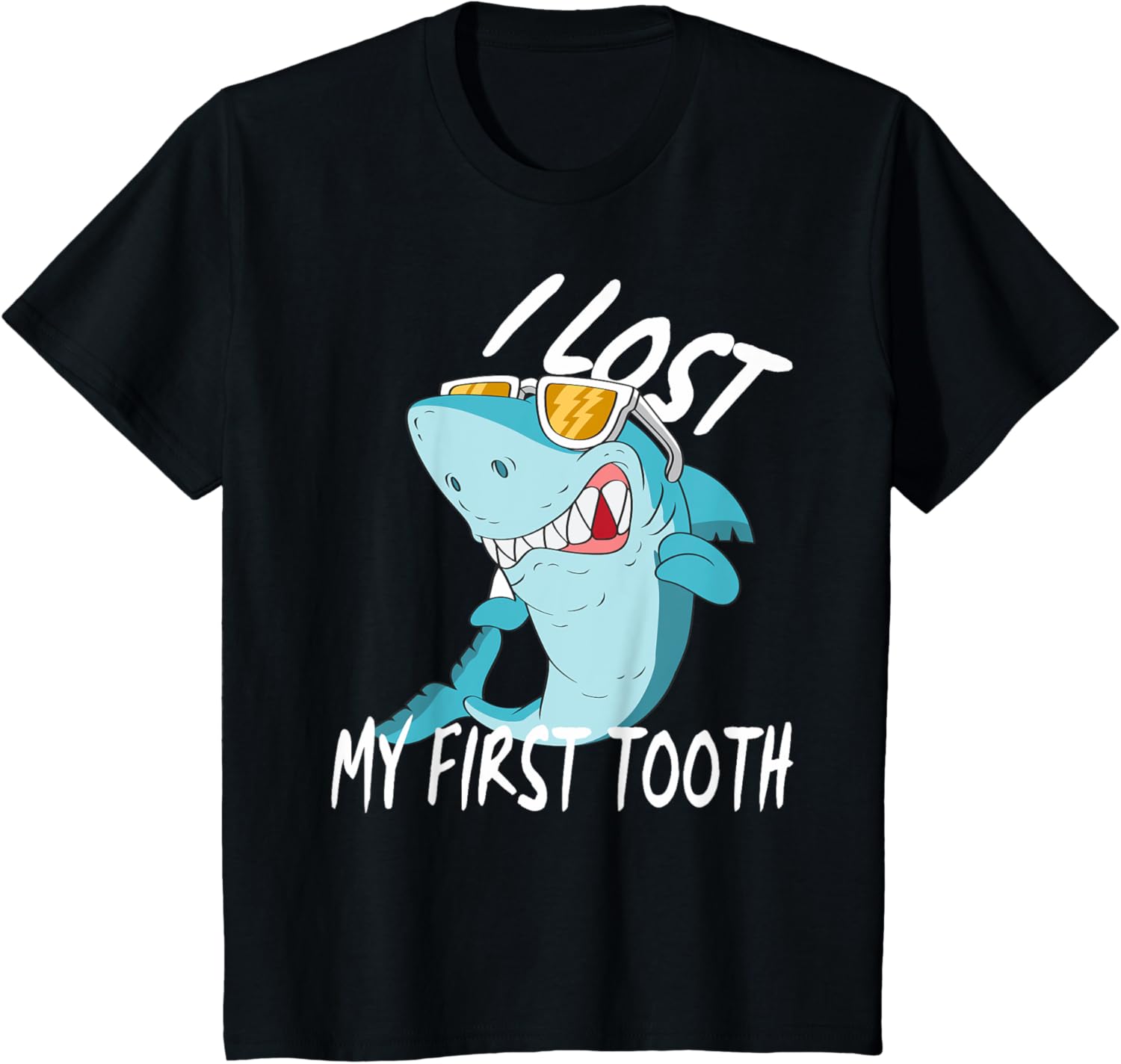 kids funny tooth fairy gifts   cute shark i lost my first tooth t shirt skuid 156392 item.jpg