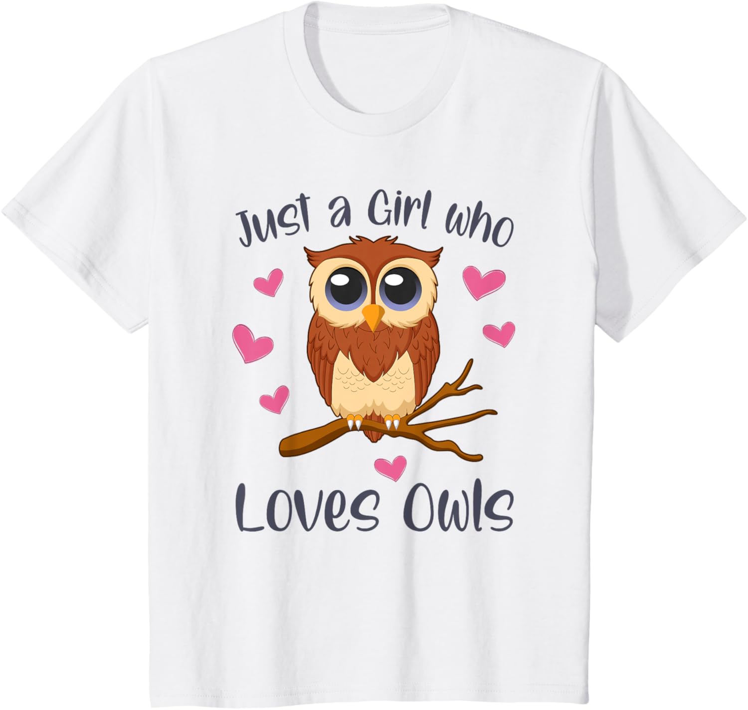 kids just a girl who loves owls funny owl lover toddler girl kids t shirt skuid 396962 item.jpg
