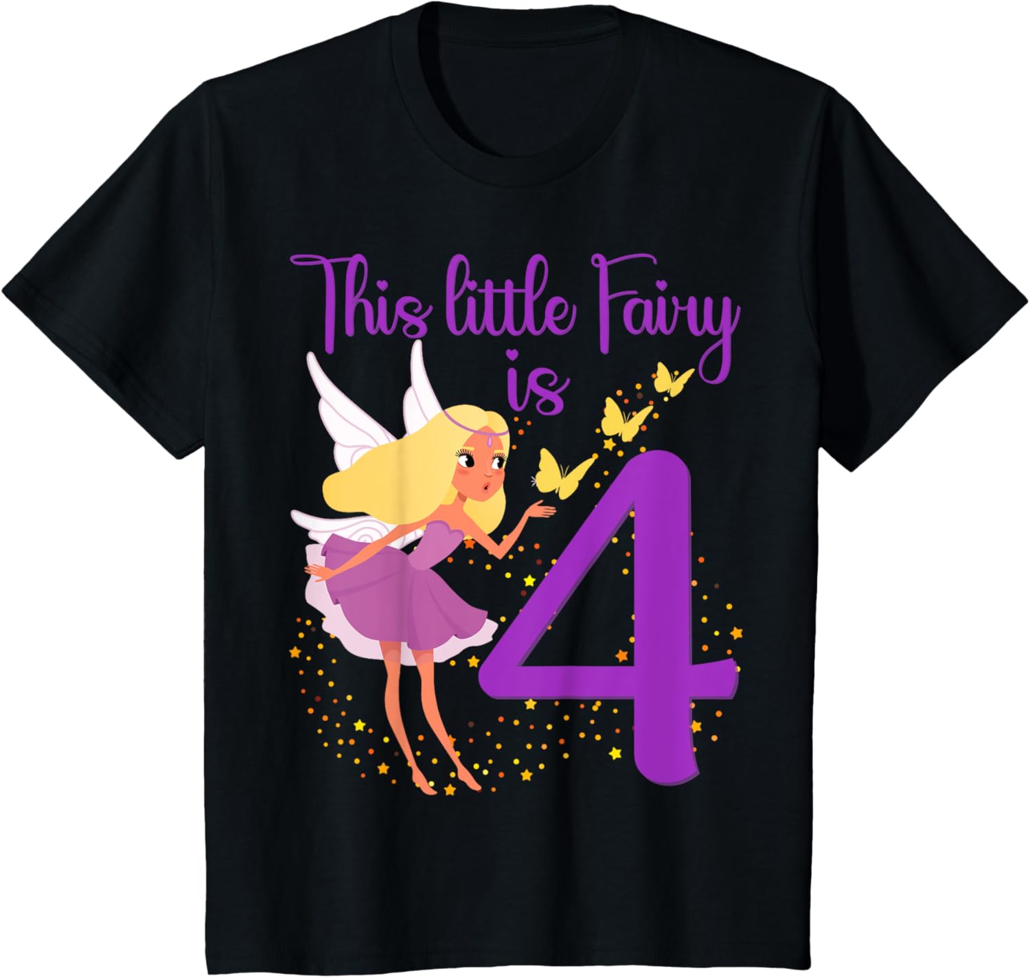 kids little fairy girl 4th birthday 4 years old fairy party theme t shirt skuid 339332 item.jpg