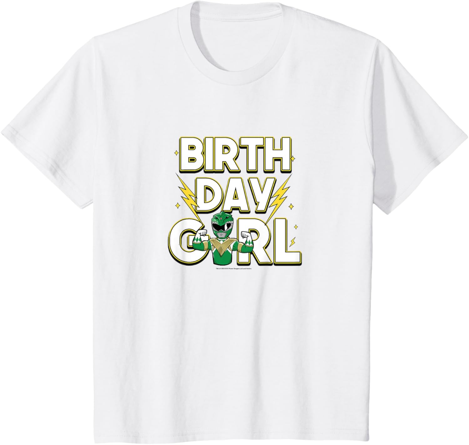 kids power rangers birthday girl electrifying green ranger youth t shirt skuid 427749 item.jpg