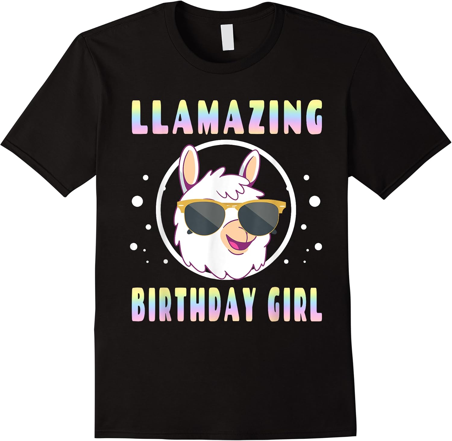 llama birthday girl party outfit llamazing pun fun rainbow t shirt skuid 338007 item.jpg