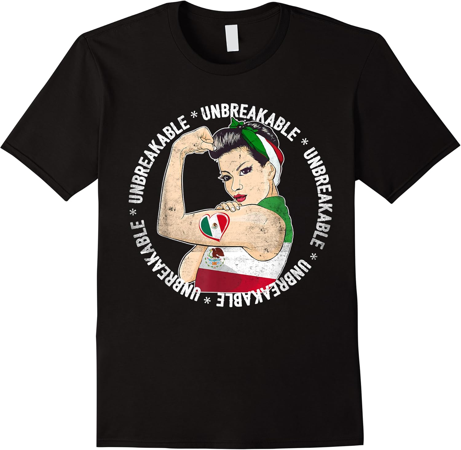mexican girl unbreakable   mexico flag and tattoo arm heart t shirt skuid 371503 item.jpg
