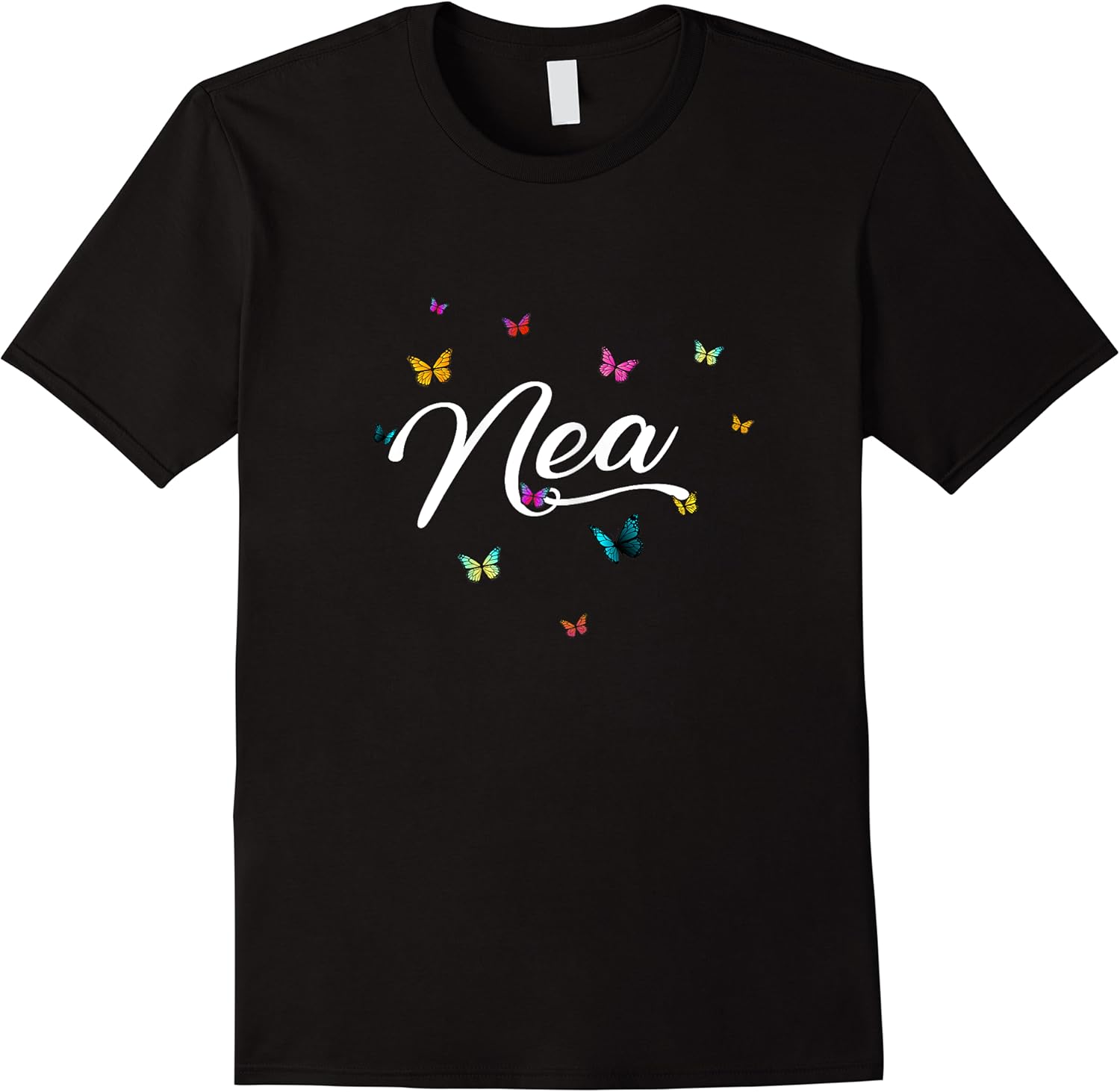 nea   adorable girl name with colorful butterlies t shirt skuid 314170 item.jpg