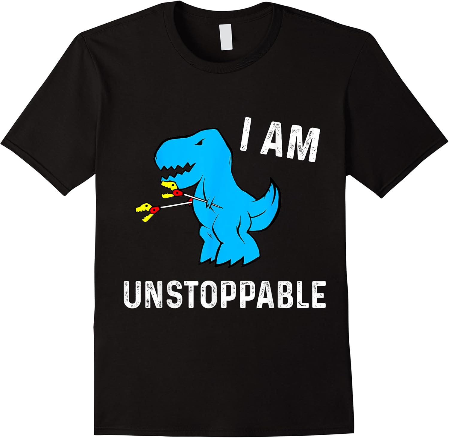 now i am unstoppable funny t rex dinosaur grabbing stick t shirt skuid 168536 item.jpg