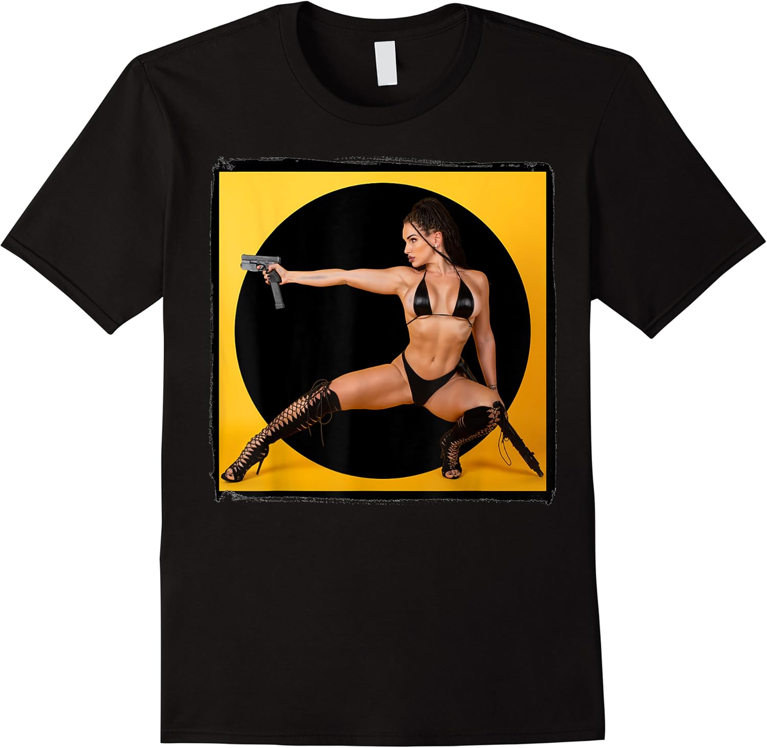 sexy girl graphic tee   modern pinup girl with a gun t shirt skuid 392690 item.jpg