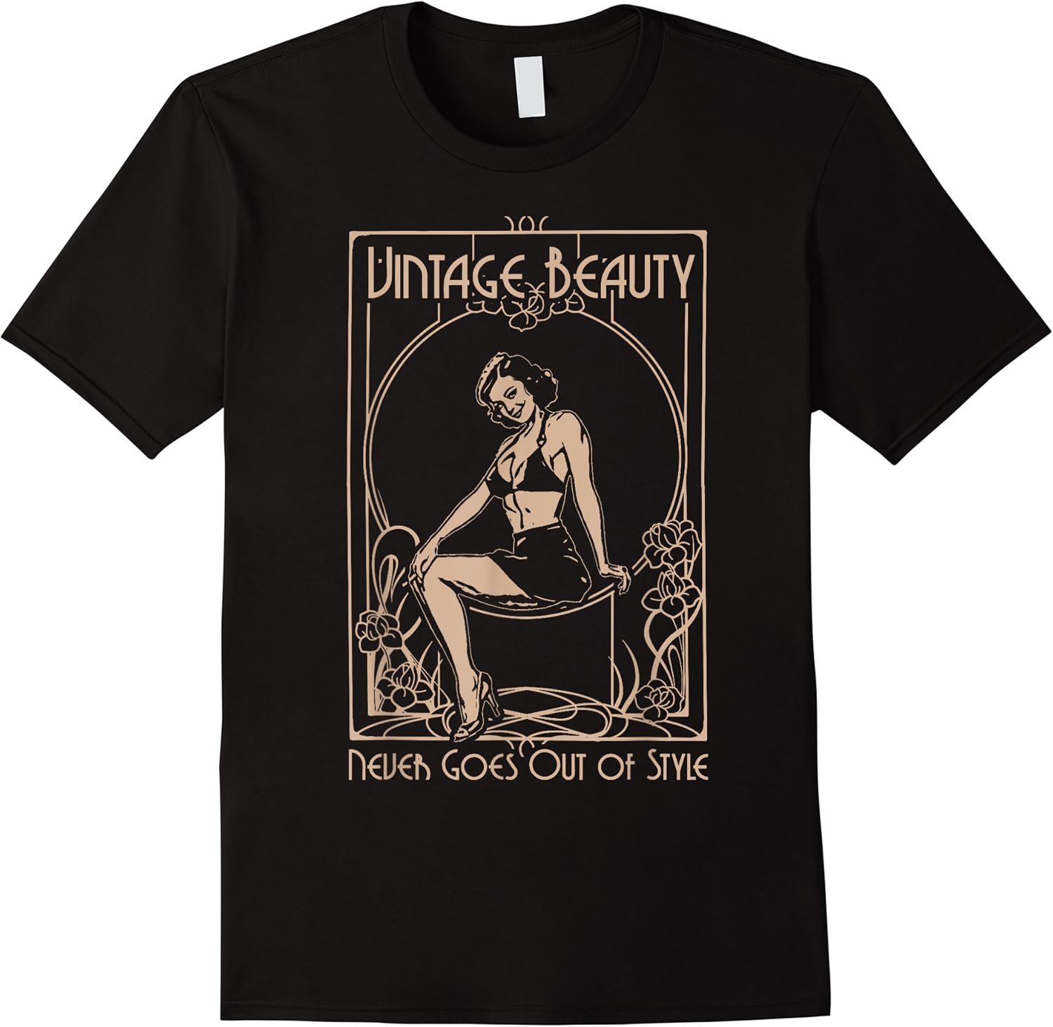 vintage beauty t shirt for vintage pinup girl fans skuid 345513 item.jpg