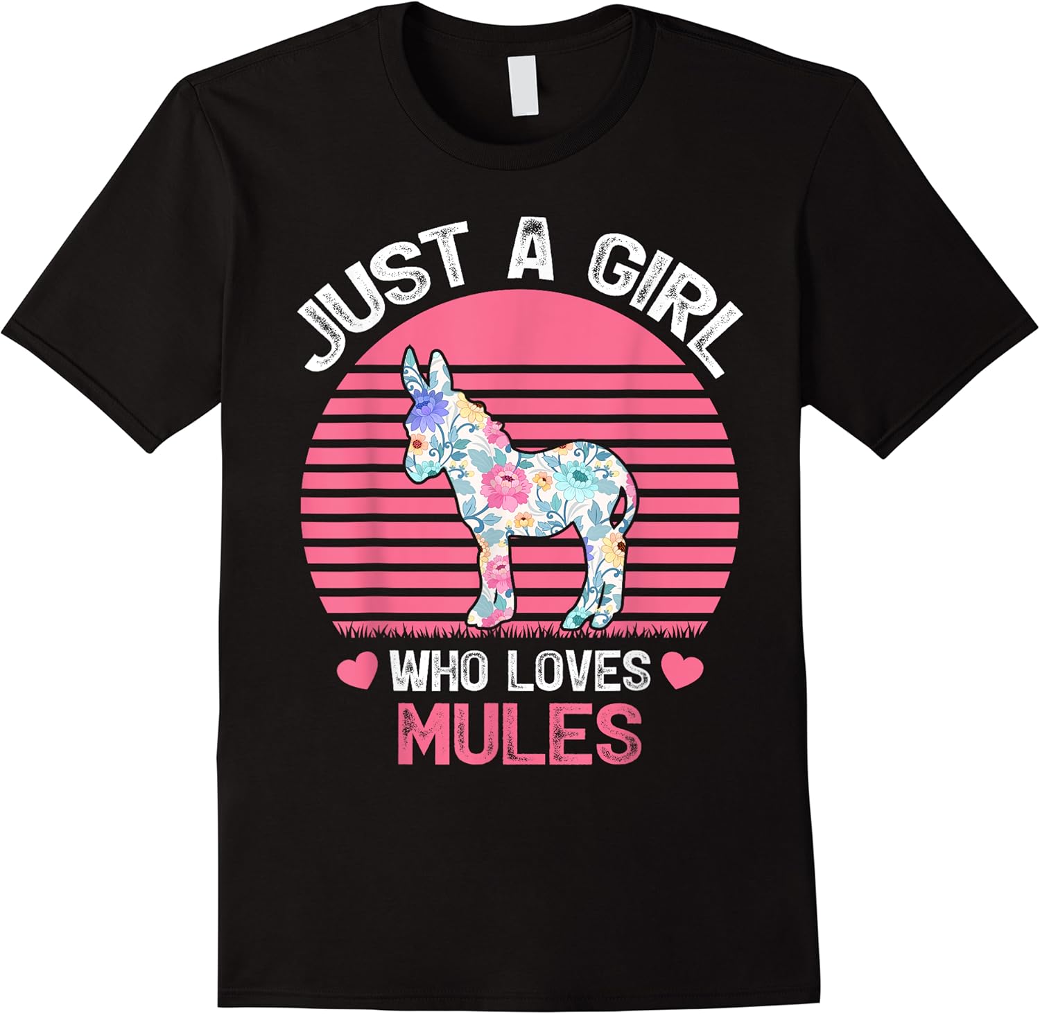 vintage retro mule lover just a girl who loves mules t shirt skuid 370108 item.jpg